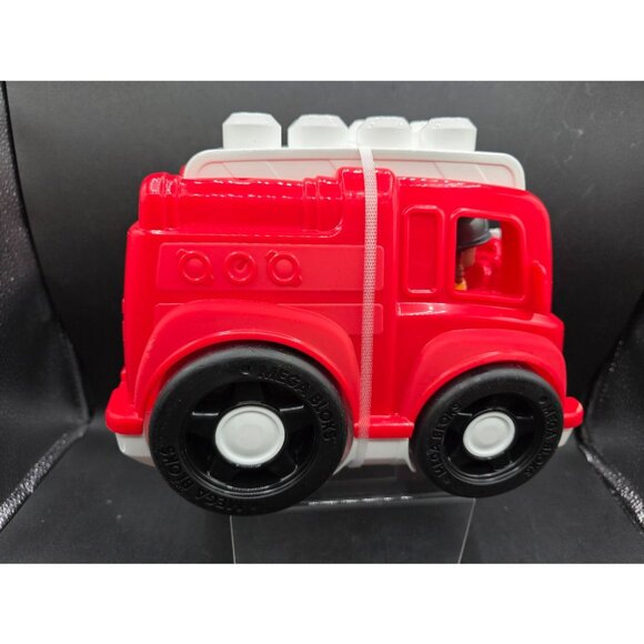 Mega Bloks Block Buddies Freddy Firetruck Toy 6 Pieces Age 1+ FSC Eco-Friendly P - Picture 6 of 9